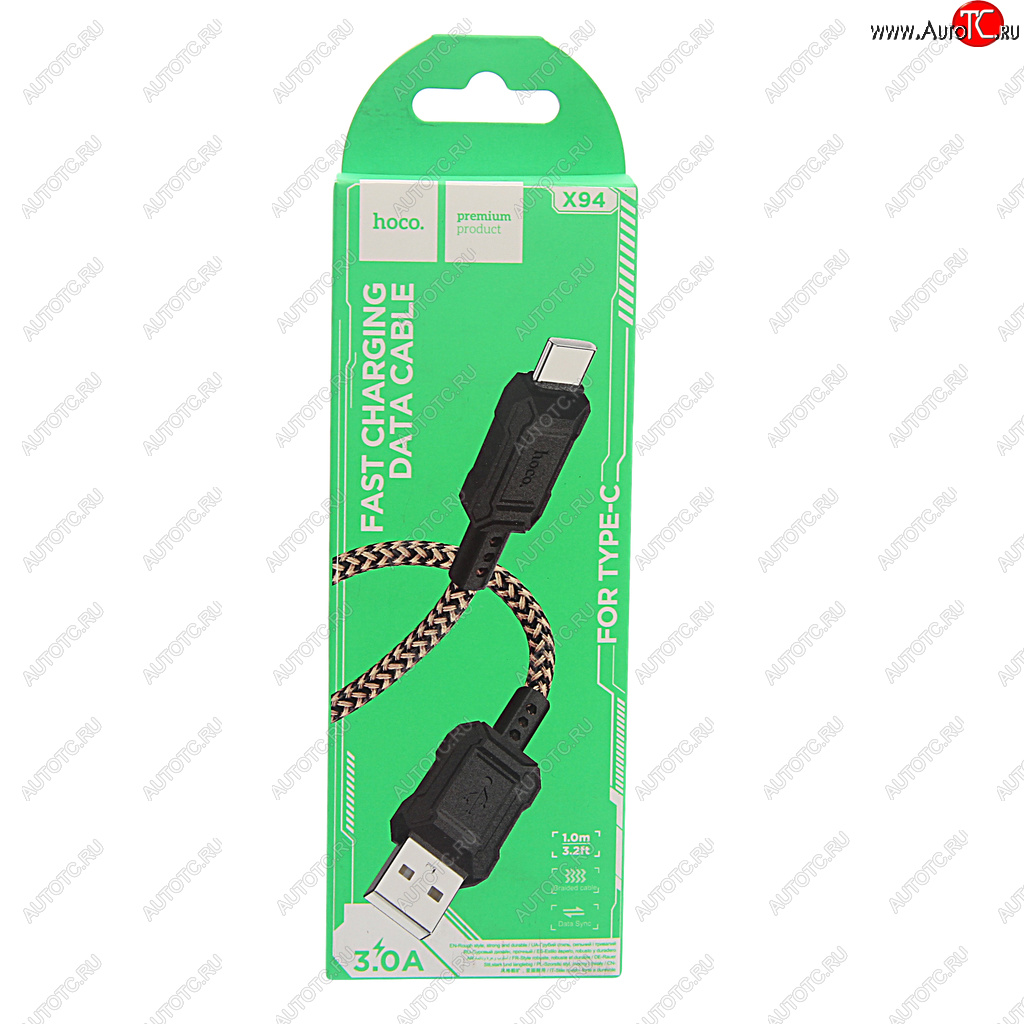 273 р. Кабель USB Type C 1м красный HOCO HOCO x94  с доставкой в г. Кемерово