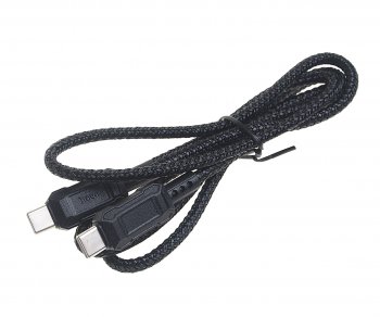 329 р. Кабель iPhone (5-)-USB Type C 1м HOCO HOCO x94 black  с доставкой в г. Кемерово. Увеличить фотографию 1