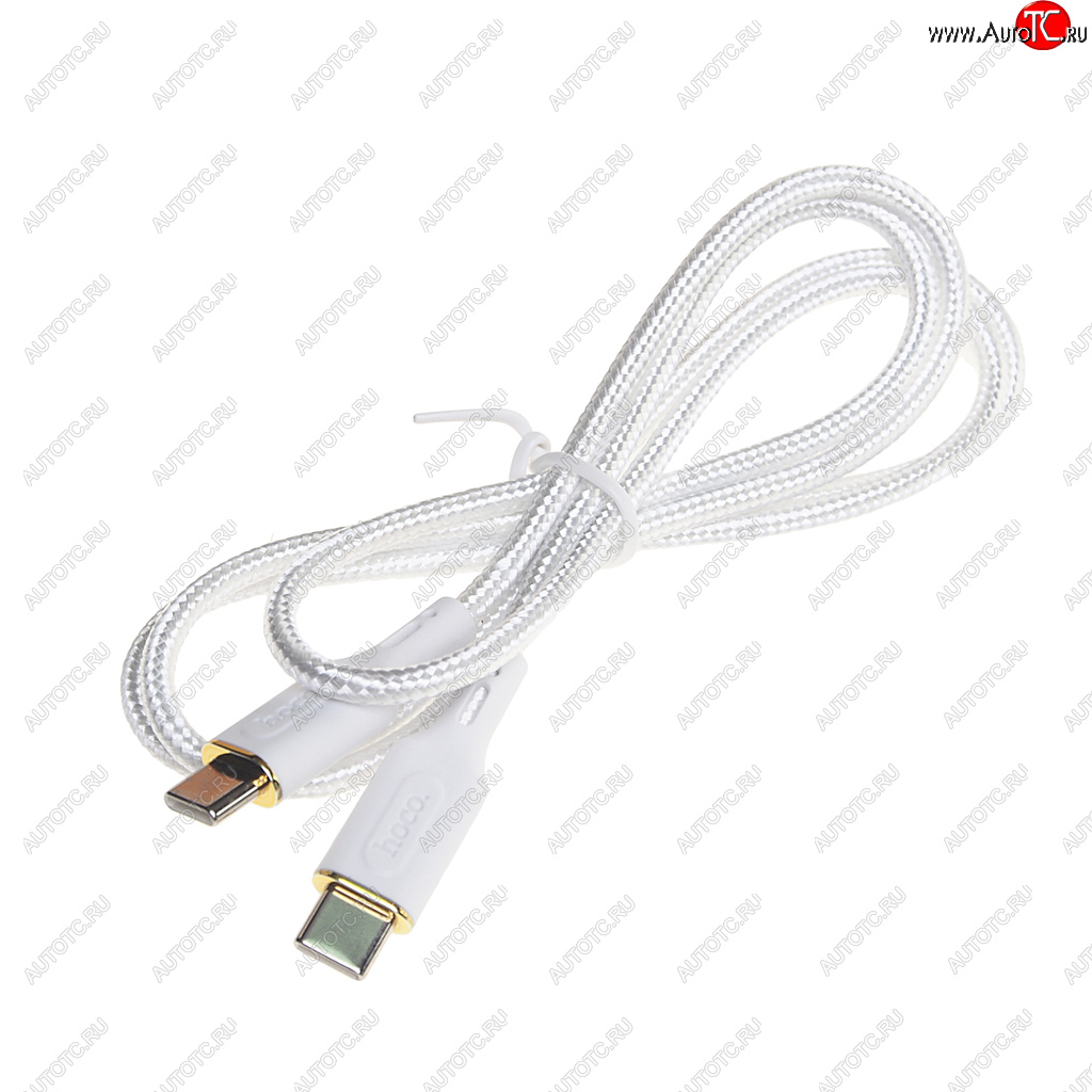 298 р. Кабель USB Type C-USB Type C 1м HOCO HOCO x95 white  с доставкой в г. Кемерово