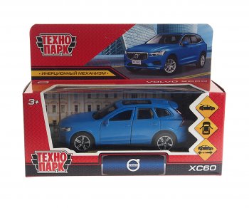 819 р. Модель автомобиля VOLVO XC60 металлическая ТЕХНОПАРК ТЕХНОПАРК xc60-12fil-bu  с доставкой в г. Кемерово. Увеличить фотографию 1