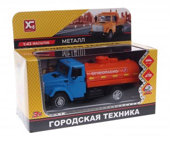 1 159 р. Модель автомобиля ЗИЛ-4331 огнеопасно (бочка) металлическая NO NAME xg 877-a95a  с доставкой в г. Кемерово. Увеличить фотографию 1