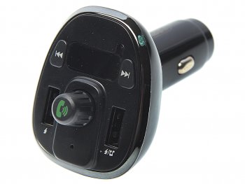1 129 р. Устройство зарядное в прикуриватель с трансмиттером (bluetooth,hands free) черное XO XO xo-bcc05 black  с доставкой в г. Кемерово. Увеличить фотографию 1