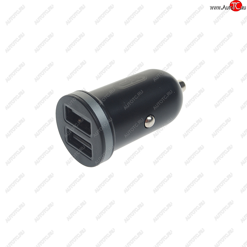 319 р. Устройство зарядное в прикуриватель 2USB 12V черное XO XO xo-cc18dua black  с доставкой в г. Кемерово