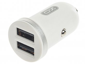 369 р. Устройство зарядное в прикуриватель 2USB 12V белое XO XO xo-cc18dua white  с доставкой в г. Кемерово. Увеличить фотографию 1