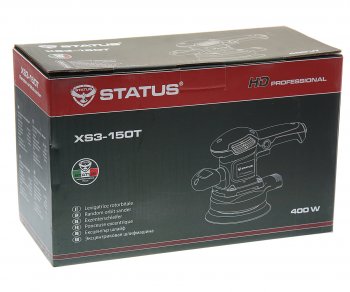 5 549 р. Машина шлифовальная эксцентриковая 400Вт 150мм 13000об/мин. STATUS STATUS xs3-150t STATUS xs3-150t  с доставкой в г. Кемерово. Увеличить фотографию 3