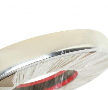 155 р. Молдинг самоклеющийся 30мм серебряный 1м NO NAME yh-130 (jl-130) silver  с доставкой в г. Кемерово. Увеличить фотографию 2