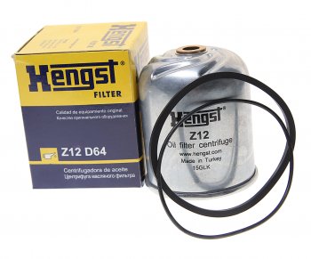 2 179 р. Фильтр масляный DAF 75CF,85CF,95XF центрифуга (втулки 14мм) HENGST HENGST z12d64  с доставкой в г. Кемерово. Увеличить фотографию 2
