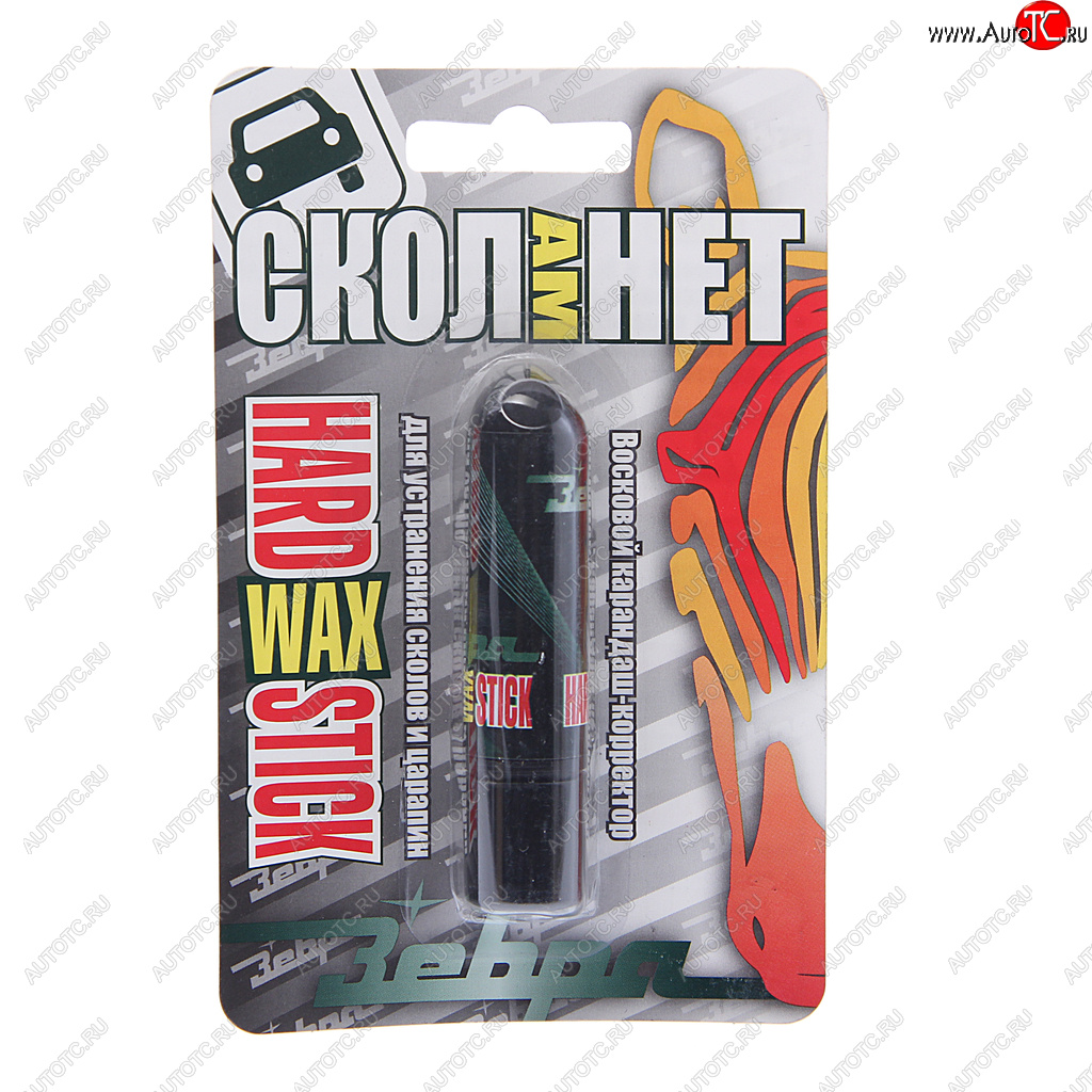 103 р. Карандаш восковой белый блистер HardWAX Stick ЗЕБРА ЗЕБРА z-1426  с доставкой в г. Кемерово