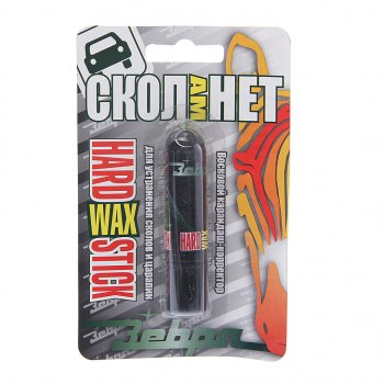 103 р. Карандаш восковой серебро блистер HardWAX Stick ЗЕБРА ЗЕБРА z-1433  с доставкой в г. Кемерово. Увеличить фотографию 1