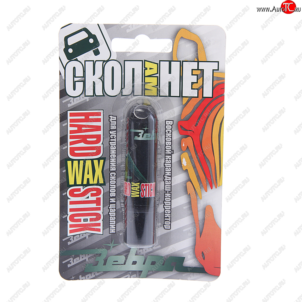 103 р. Карандаш восковой синий блистер HardWAX Stick ЗЕБРА ЗЕБРА z-1440  с доставкой в г. Кемерово