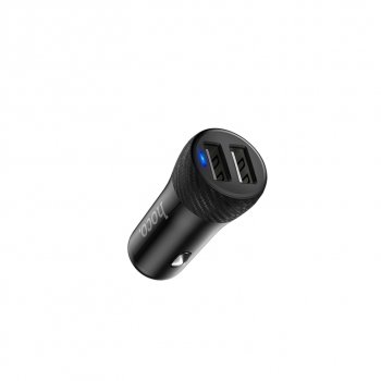 559 р. Устройство зарядное в прикуриватель 2USB 12V HOCO HOCO z21 black HOCO z21 black  с доставкой в г. Кемерово. Увеличить фотографию 3