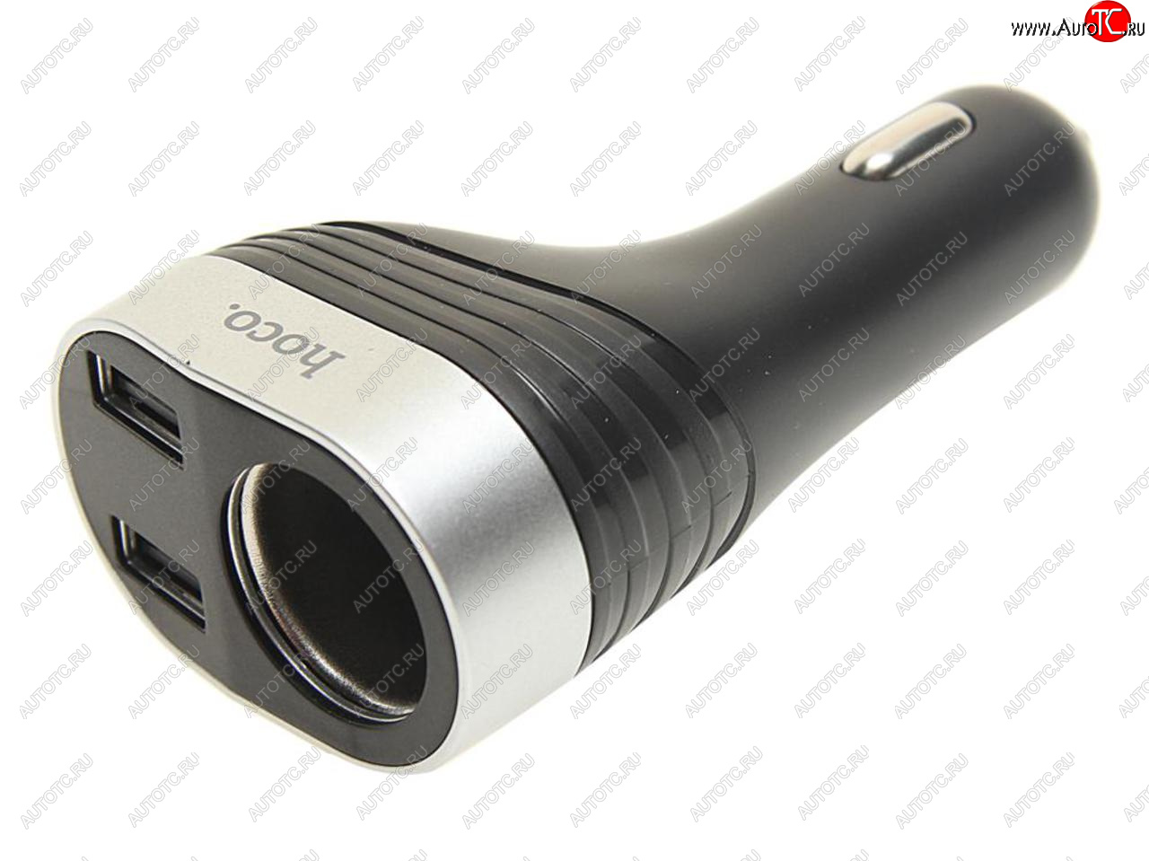 489 р. Разветвитель прикуривателя 1-но гнездовой 12-24V 2USB 3.1A с дисплеем HOCO HOCO z29  с доставкой в г. Кемерово