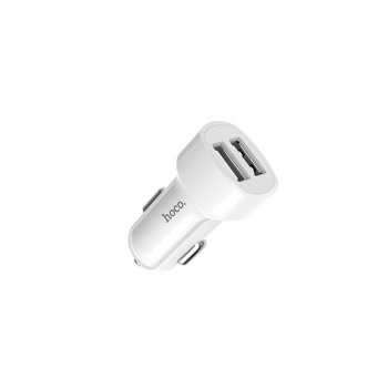 459 р. Устройство зарядное в прикуриватель 2USB 12V HOCO HOCO z2a white  с доставкой в г. Кемерово. Увеличить фотографию 2