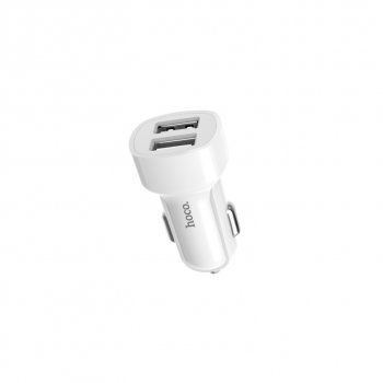 459 р. Устройство зарядное в прикуриватель 2USB 12V HOCO HOCO z2a white  с доставкой в г. Кемерово. Увеличить фотографию 3