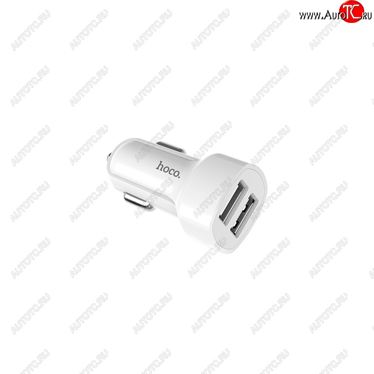 459 р. Устройство зарядное в прикуриватель 2USB 12V HOCO HOCO z2a white  с доставкой в г. Кемерово