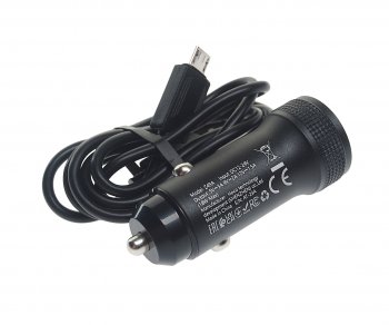 569 р. Устройство зарядное в прикуриватель 1USB 12V кабель micro USB HOCO HOCO z49a black  с доставкой в г. Кемерово. Увеличить фотографию 2