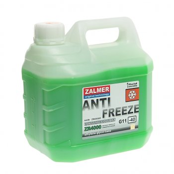 729 р. Антифриз зеленый -40C ZR4000 LLC G11 3кг ZALMER ZALMER zr40g003  с доставкой в г. Кемерово. Увеличить фотографию 1