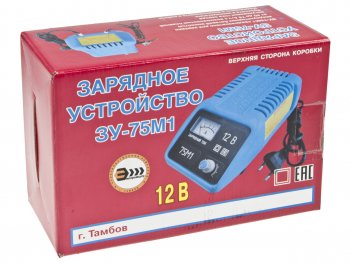 3 799 р. Устройство зарядное 12V 10А 220V (ручной) ТАМБОВ ИП ШМЕЛЬКОВ зу-75м1  с доставкой в г. Кемерово. Увеличить фотографию 2