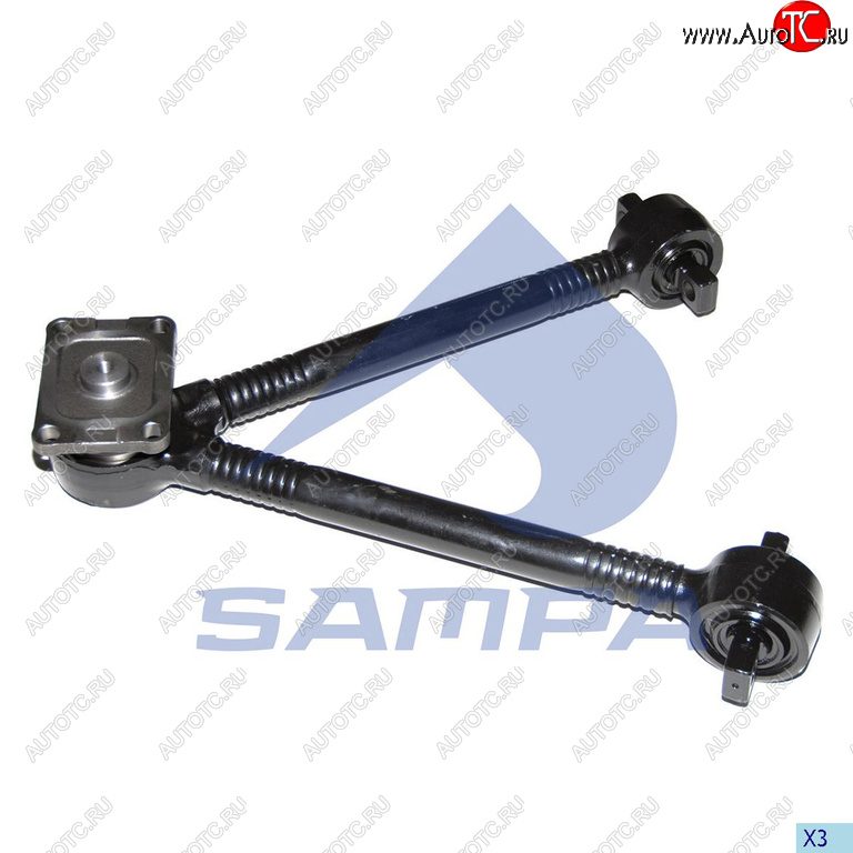 17 099 р. Тяга реактивная MAN V-образная (L=627x130x23мм) SAMPA SAMPA 095.233  с доставкой в г. Кемерово