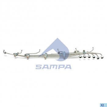 8 949 р. Трубка топливная MAN дв.D2866,D2876 ТНВД комплект (6шт.) SAMPA SAMPA 020.717  с доставкой в г. Кемерово. Увеличить фотографию 1