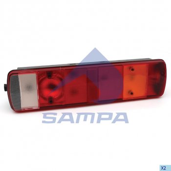 2 699 р. Фонарь задний SCANIA 4,P,G,R,T series правый SAMPA SAMPA 044.322  с доставкой в г. Кемерово. Увеличить фотографию 1