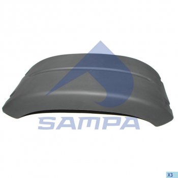 2 599 р. Крыло MAN TGA,TGX,TGS заднее левоеправое верхняя часть SAMPA SAMPA 18200253  с доставкой в г. Кемерово. Увеличить фотографию 1