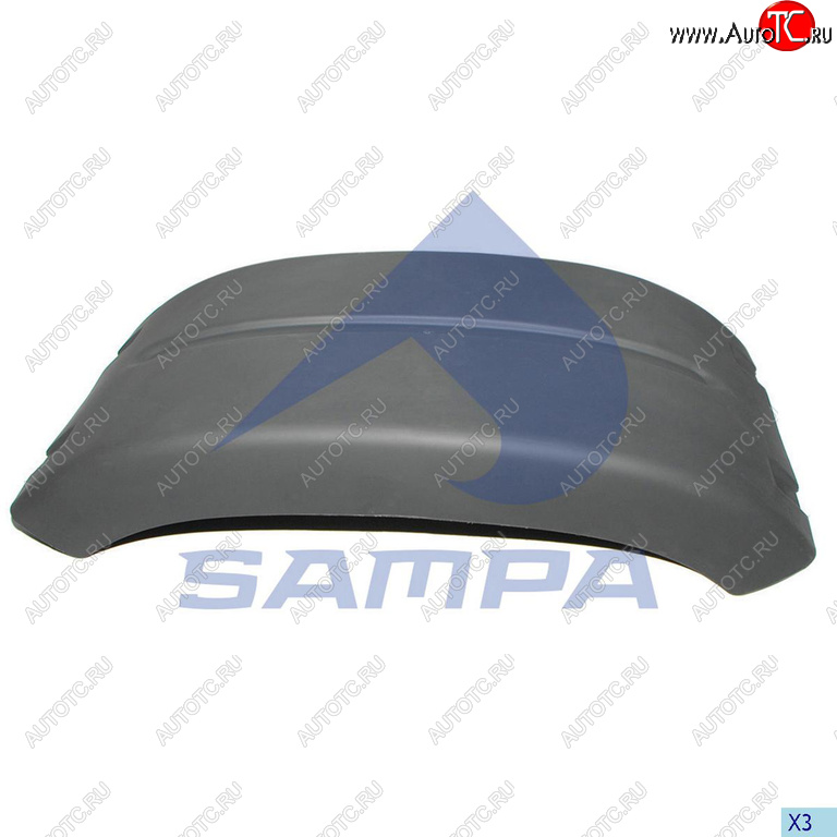 2 599 р. Крыло MAN TGA,TGX,TGS заднее левоеправое верхняя часть SAMPA SAMPA 18200253  с доставкой в г. Кемерово