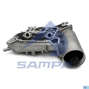35 999 р. Корпус MERCEDES дв.OM501,502LA радиатора масляного SAMPA SAMPA 205.228  с доставкой в г. Кемерово. Увеличить фотографию 1