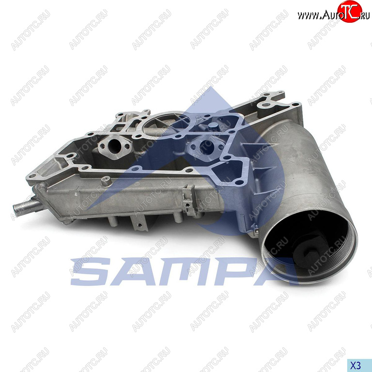 35 999 р. Корпус MERCEDES дв.OM501,502LA радиатора масляного SAMPA SAMPA 205.228  с доставкой в г. Кемерово