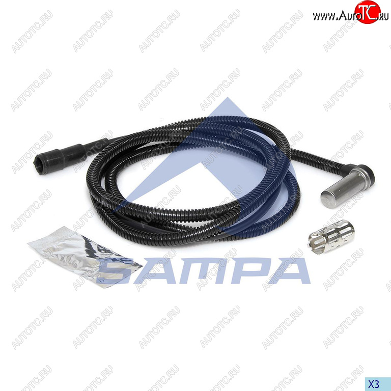 1 299 р. Датчик АБС SCANIA P,G,R,T L=2675мм задний левый SAMPA SAMPA 096.324  с доставкой в г. Кемерово