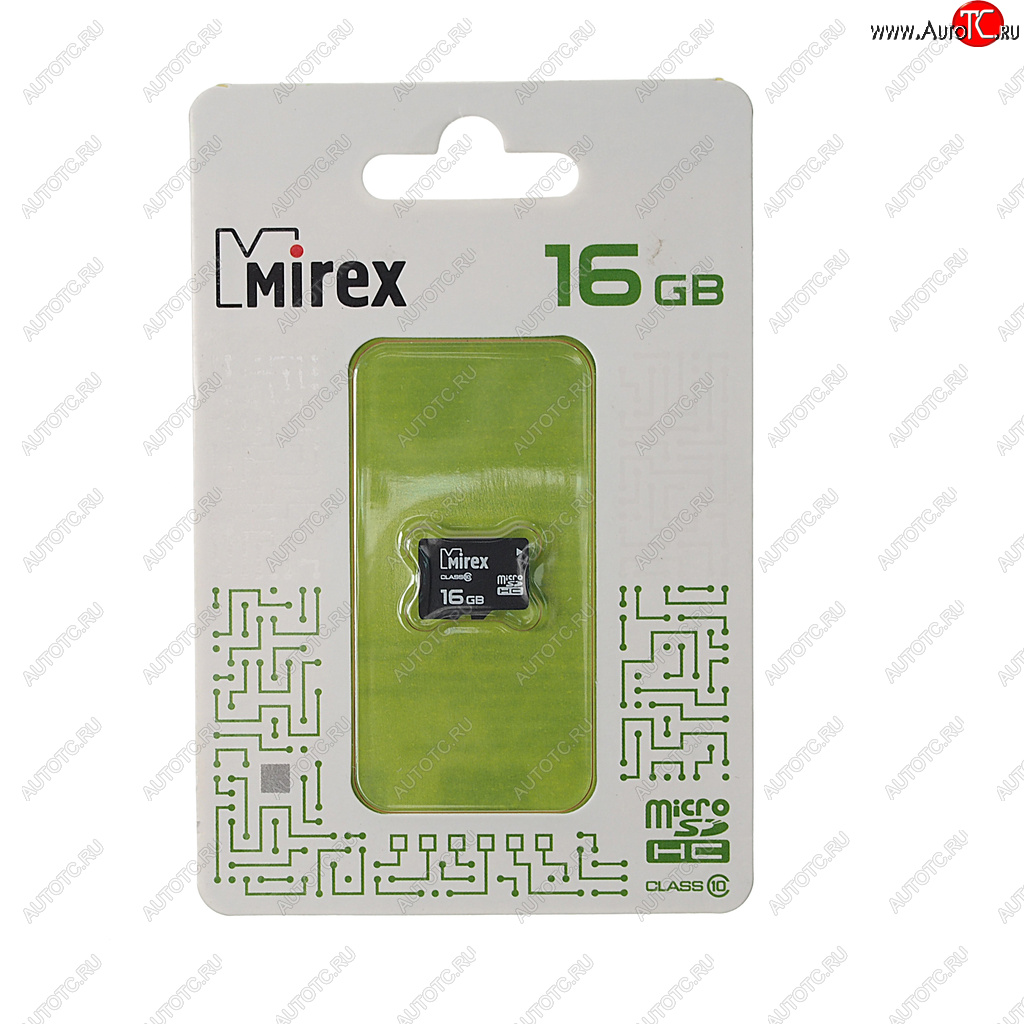 369 р. Карта памяти 16GB MicroSD class 10 MIREX MIREX 13612-mc10sd16  с доставкой в г. Кемерово