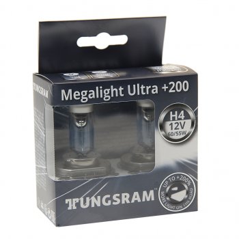 1 849 р. Лампа 12V H4 6055W P43t +200% бокс (2шт.) TUNGSRAM TUNGSRAM 93120596  с доставкой в г. Кемерово. Увеличить фотографию 1