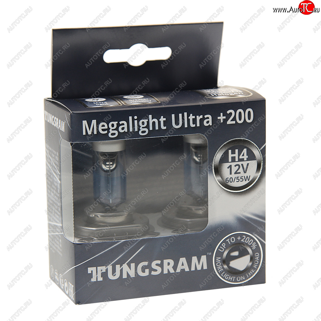 1 849 р. Лампа 12V H4 6055W P43t +200% бокс (2шт.) TUNGSRAM TUNGSRAM 93120596  с доставкой в г. Кемерово