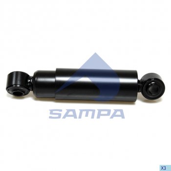 3 299 р. Амортизатор BPW ROR SAF FRUEHAUF SCHMITZ полуприцепа, прицепа (331495 24х55 24х55 ОО) SAMPA SAMPA 070.225-01  с доставкой в г. Кемерово. Увеличить фотографию 1