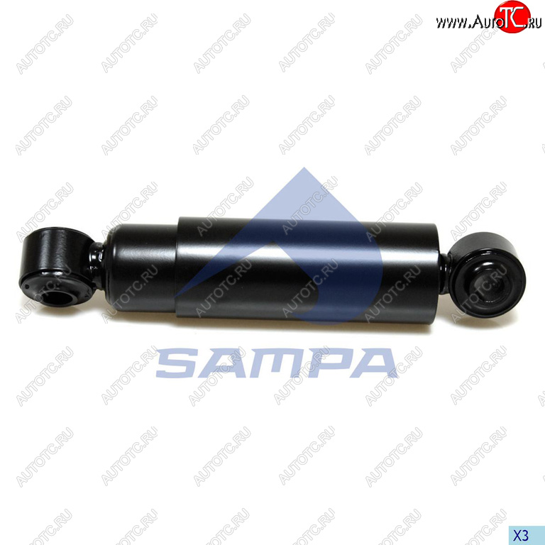 3 299 р. Амортизатор BPW ROR SAF FRUEHAUF SCHMITZ полуприцепа, прицепа (331495 24х55 24х55 ОО) SAMPA SAMPA 070.225-01  с доставкой в г. Кемерово