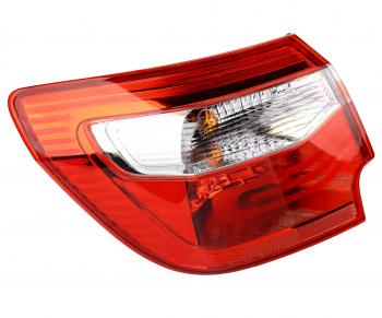 9 999 р. Фонарь задний KIA Rio хетчбек (11-) левый наружный NSP NSP nsp02924014x200  с доставкой в г. Кемерово. Увеличить фотографию 1