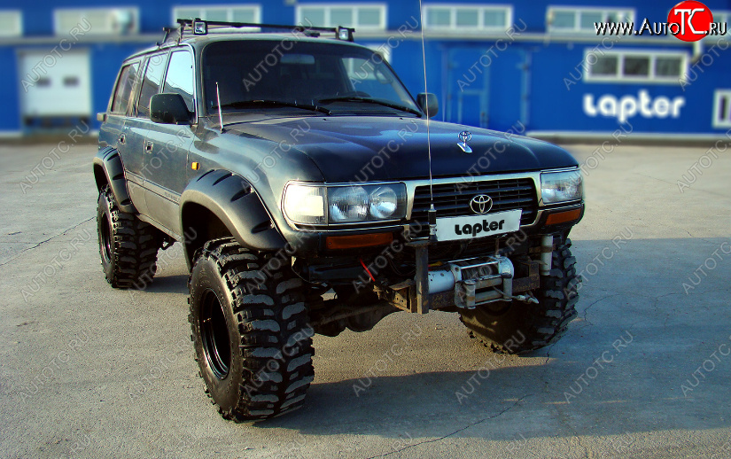 18 999 р. Расширители арок Toyota Land Cruiser 80 LAPTER (ширина 130мм) LAPTER tlc82  с доставкой в г. Кемерово