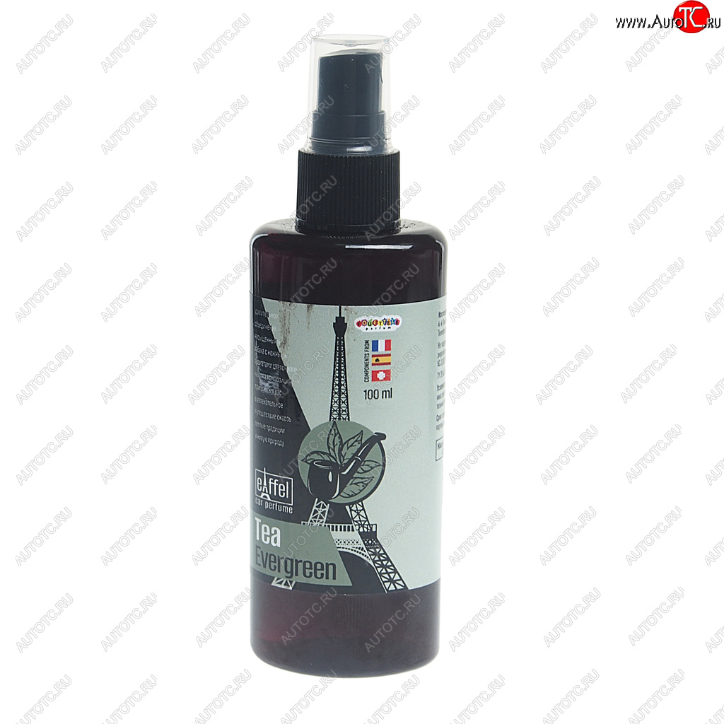 126 р. Ароматизатор спрей (tea evergreen) 100мл Eiffel Tobacco 100 мл FOUETTE FOUETTE ef-10  с доставкой в г. Кемерово