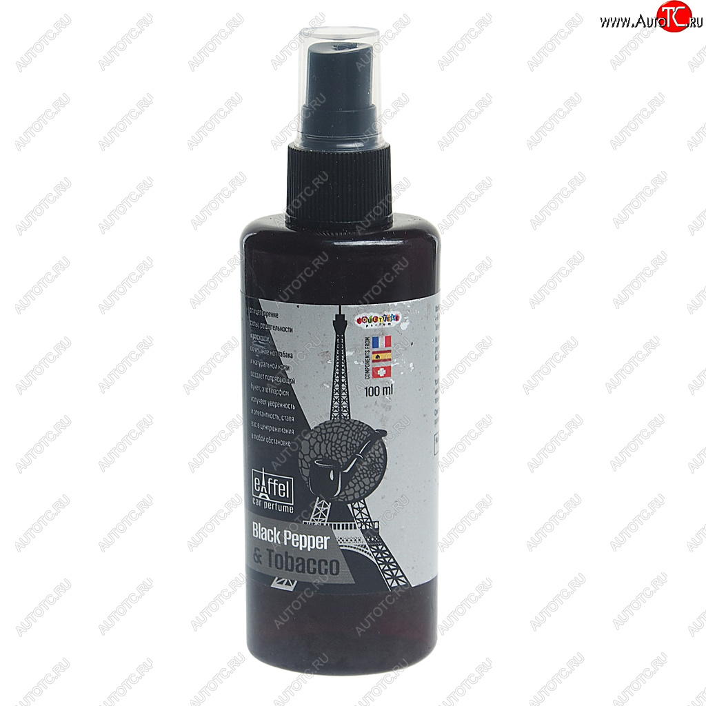 126 р. Ароматизатор спрей (black pepper and tobacco) 100мл Eiffel Tobacco FOUETTE FOUETTE ef-07  с доставкой в г. Кемерово