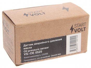 232 р. Датчик давления масла CHEVROLET Cruze (09-) STARTVOLT STARTVOLT vs-oe0525  с доставкой в г. Кемерово. Увеличить фотографию 3