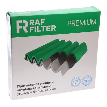 1 459 р. Фильтр воздушный салона GEELY Tugella (FY11) угольный антиаллергенный RAF FILTER RAF FILTER rf015  с доставкой в г. Кемерово. Увеличить фотографию 3