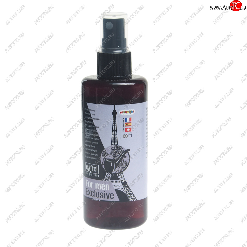 115 р. Ароматизатор спрей (for men exclusive) 100мл Eiffel Tobacco FOUETTE FOUETTE ef-06  с доставкой в г. Кемерово