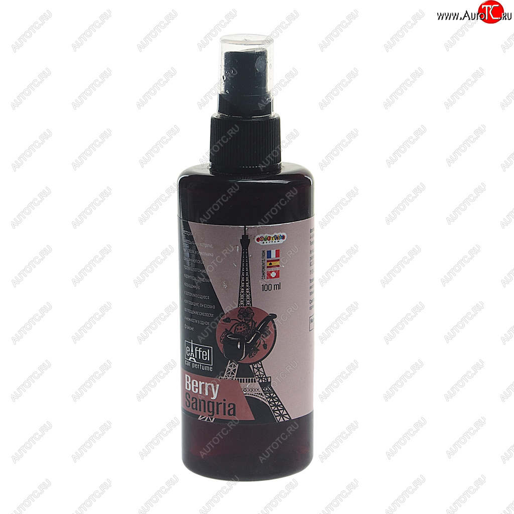 126 р. Ароматизатор спрей (berry sangria) 100мл Eiffel Tobacco FOUETTE FOUETTE ef-04  с доставкой в г. Кемерово
