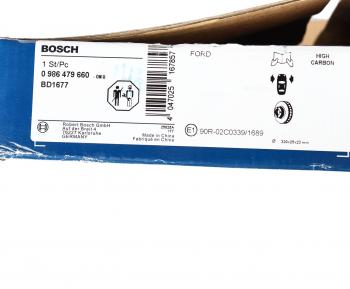 6 749 р. Диск тормозной FORD Focus (04-),Kuga,Transit (13-) передний вентилируемый (1шт.) BOSCH BOSCH 0986479660  с доставкой в г. Кемерово. Увеличить фотографию 7