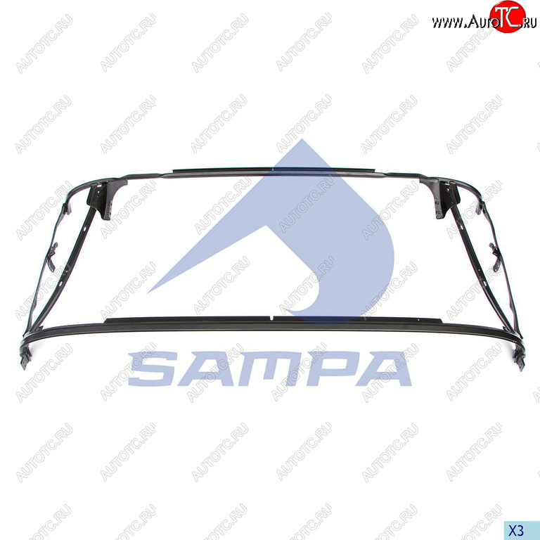 24 799 р. Рамка SCANIA P,G,R,T капота SAMPA SAMPA 18400394 SAMPA 18400394  с доставкой в г. Кемерово