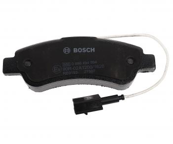 2 899 р. Колодки тормозные задние (4шт.) BOSCH Fiat Ducato 250 (2006-2014)  с доставкой в г. Кемерово. Увеличить фотографию 2