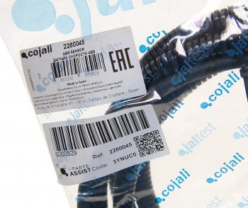 2 599 р. Датчик АБС RENAULT угловой (L=2430мм) COJALI COJALI 2260045  с доставкой в г. Кемерово. Увеличить фотографию 3