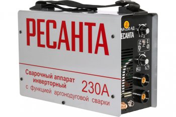 36 899 р. Аппарат сварочный 6.9кВт 10-220А d=2.0-5.0 180-240В инвертор аргонодуговой РЕСАНТА РЕСАНТА ресанта саи 230 ад  с доставкой в г. Кемерово. Увеличить фотографию 6