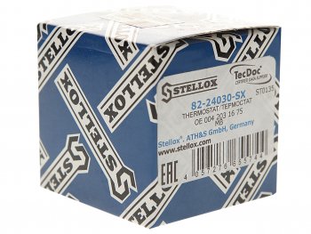 1 659 р. Термостат MERCEDES (OM906LA,926LA,442,443) (83град.) с прокладкой STELLOX STELLOX 82-24030-sx  с доставкой в г. Кемерово. Увеличить фотографию 3