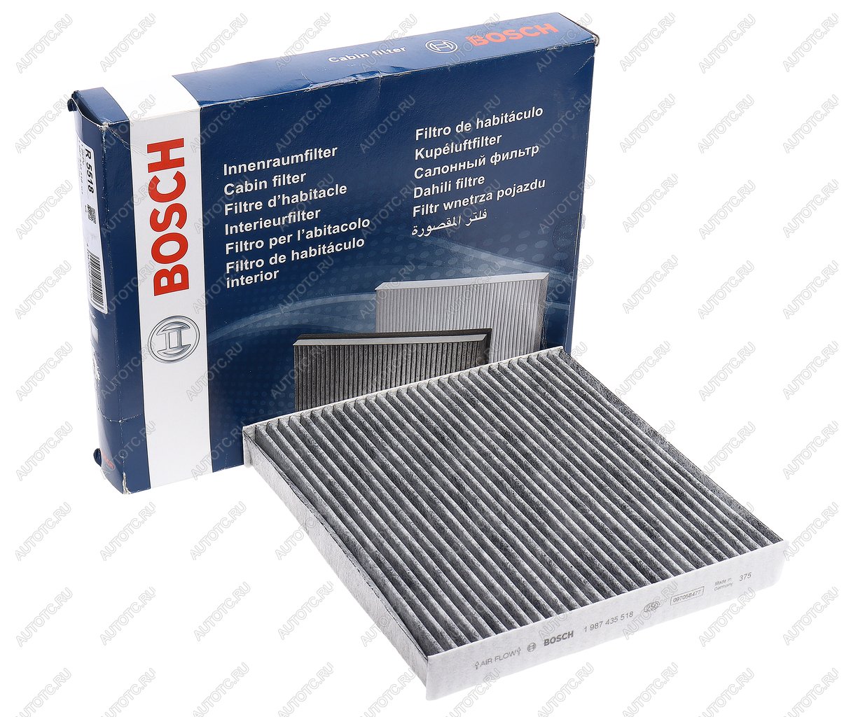 1 349 р. Фильтр воздушный салона HONDA Accord (03-),Civic (06-),CR-V (07-) угольный BOSCH BOSCH 1987435518 BOSCH 1987435518  с доставкой в г. Кемерово